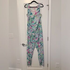 Lilly Pulitzer size L jumpsuit cotton/stretch